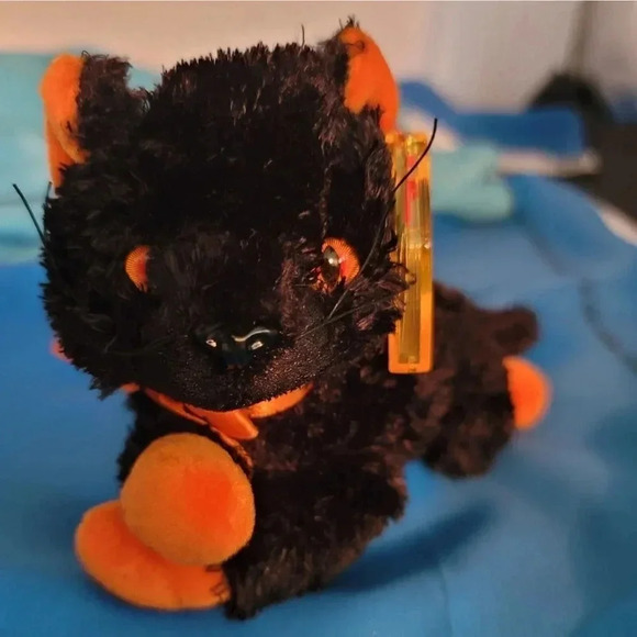 Ty Beanie Baby Fraidy The Cat Halloween 2001 NOS - Picture 7 of 7